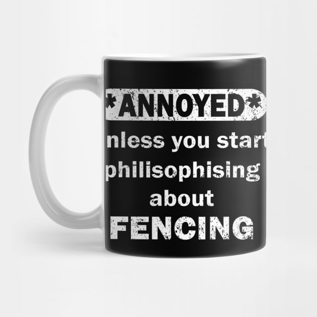 Fencing fencing sport vintage sword saying gift by FindYourFavouriteDesign